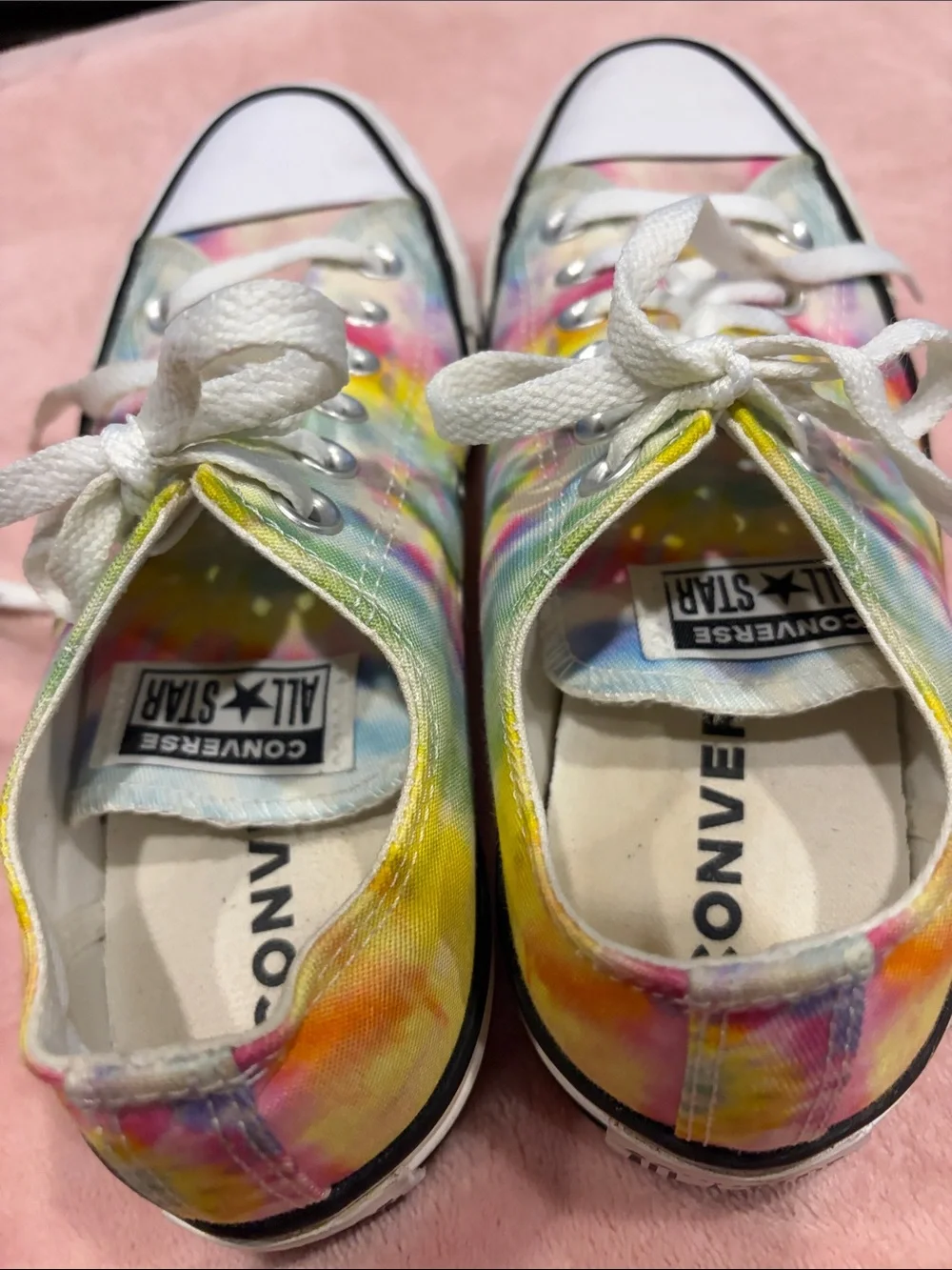 Converse Low Top Sneakers - Pastel Tie-Dye